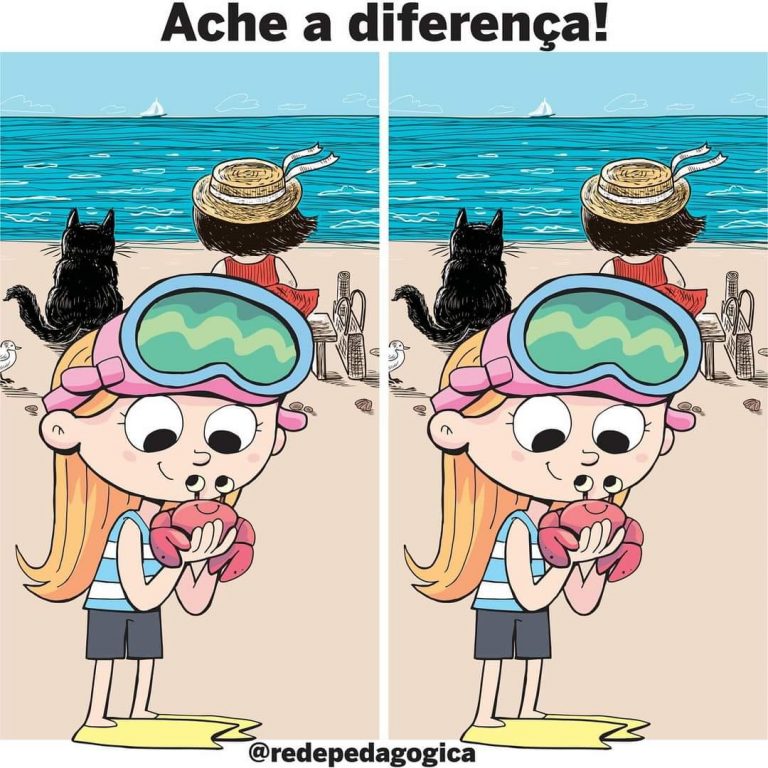 Ache A Diferen A A Menina E O Caranguejo