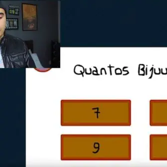 Fred Anime Whatever jogando o Gênio Quiz Naruto