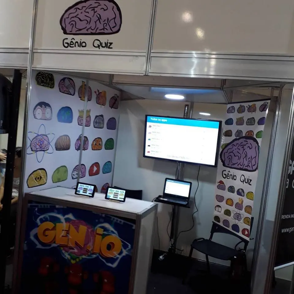 Stand do Gênio Quiz na Brasil Game Show