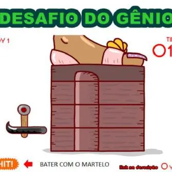 Desafio do Gênio bata no salto