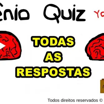 Gênio Quiz Youtubers 1 e 2 saiba todas as respostas