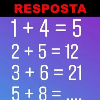 Resposta para o desafio 1+4=5 um teste de matemática