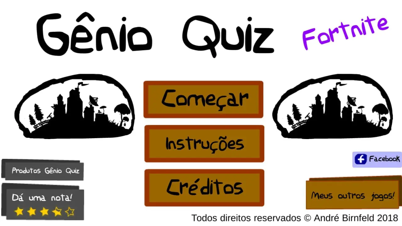 Gênio Quiz Fortnite é um jogo online grátis