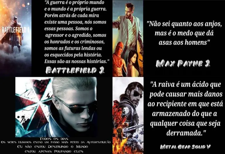 25 frases de jogos famosos