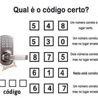 Código para abrir a porta