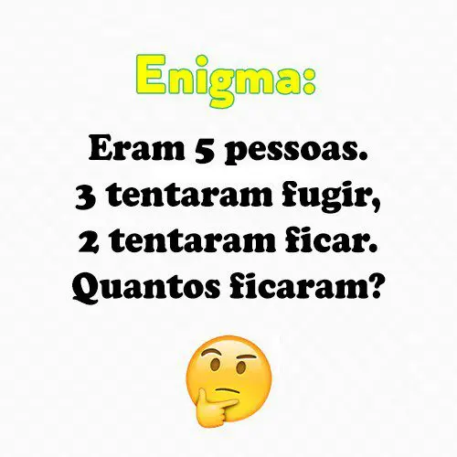 26 enigmas para você testar sua inteligência