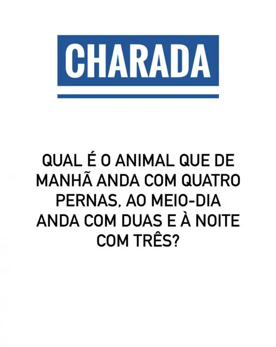 20 Charadas Difíceis Com Resposta