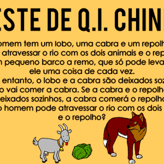 Teste de QI Chinês