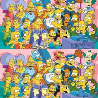 Jogo dos 7 erros Os Simpsons