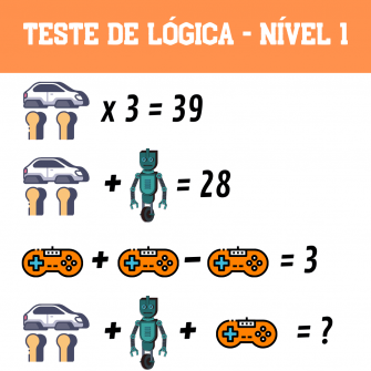 Teste de Lógica da Robótica