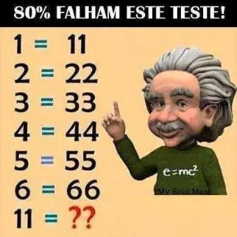 Teste de lógica para Gênios