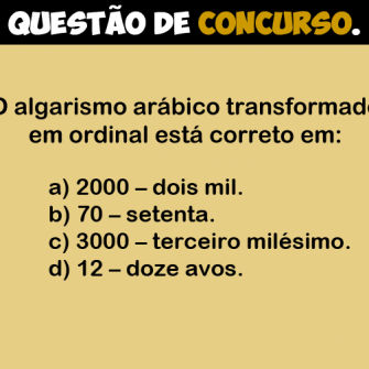 Questão de concurso