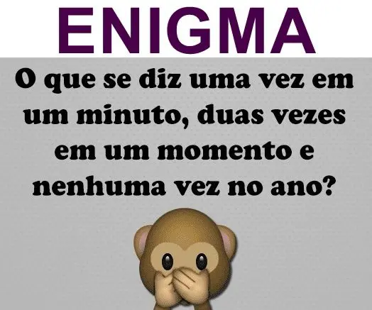 26 enigmas para você testar sua inteligência