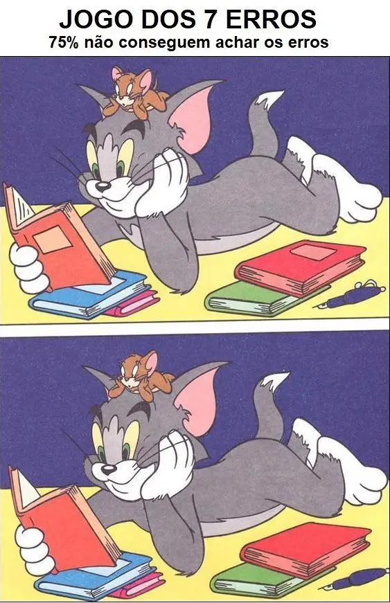 Jogo dos 7 erros: Tom e Jerry