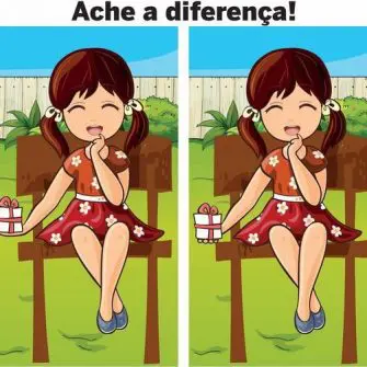 Ache a Diferença: A Menina