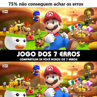 Jogo dos 7 erros: Mario Bros