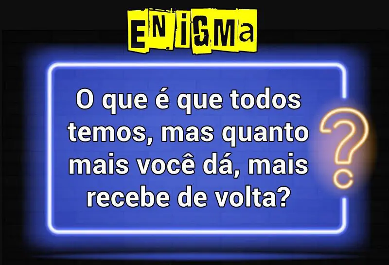 26 enigmas para você testar sua inteligência