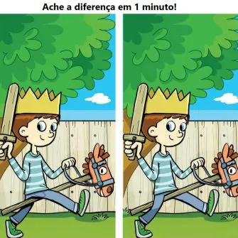 Ache a Diferença em 1 Minuto: O Menino Rei