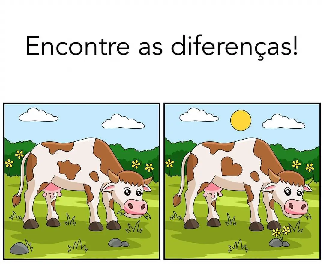 Encontre as diferenças: A Vaquinha