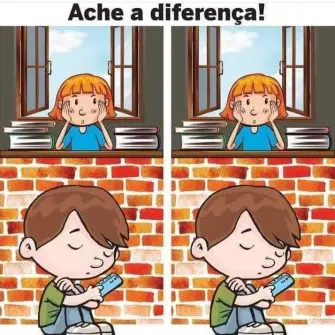 Ache a Diferença: A Menina e o Menino