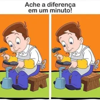 Ache a Diferença em 1 Minuto: O Sapateiro