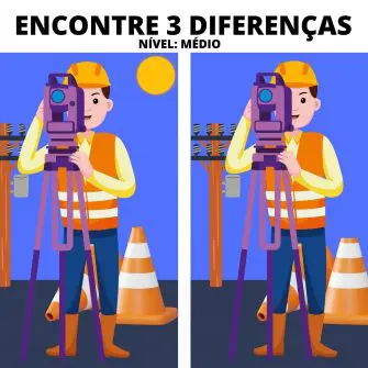 Encontre 3 Diferenças: O Engenheiro