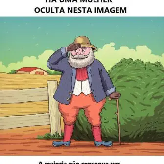 Há uma mulher oculta nesta imagem