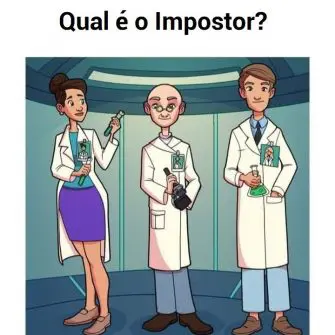 Encontre o Impostor: Os Cientistas