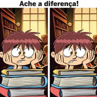 Ache a Diferença: O Aluno na Biblioteca