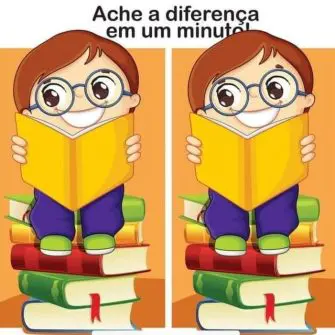 Ache a Diferença em 1 minuto: O Menino Inteligente