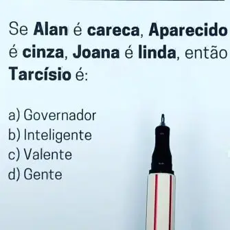 Se Alan é careca