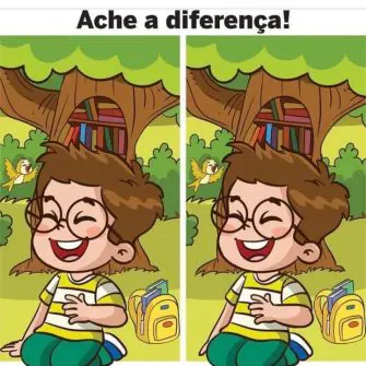 Ache a Diferença: O Menino Risonho