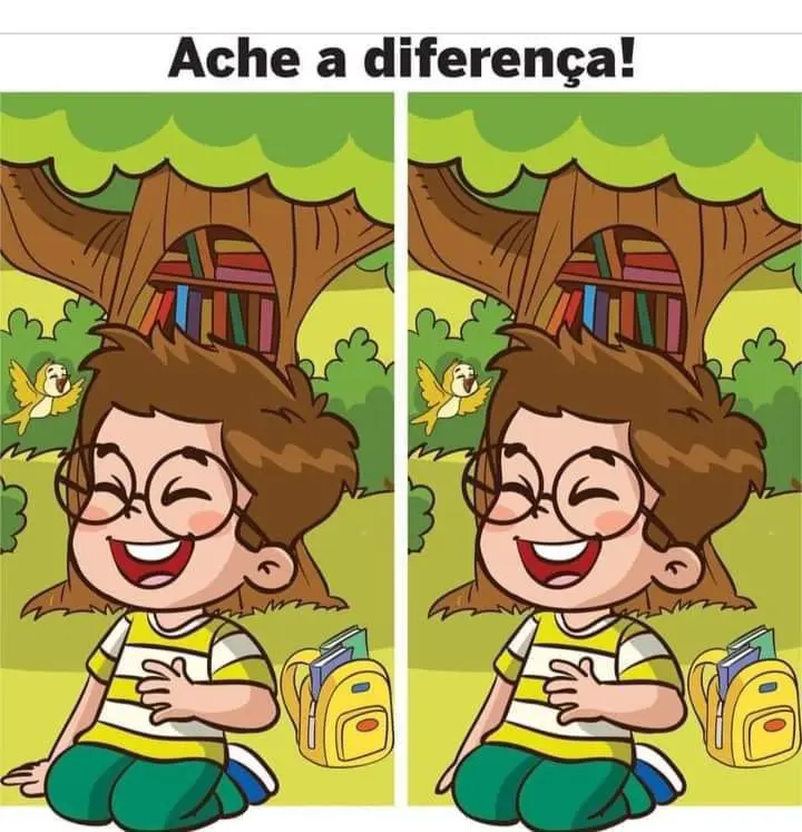 Ache a Diferença: O Menino Risonho