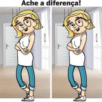 Ache a Diferença - A Menina de Óculos