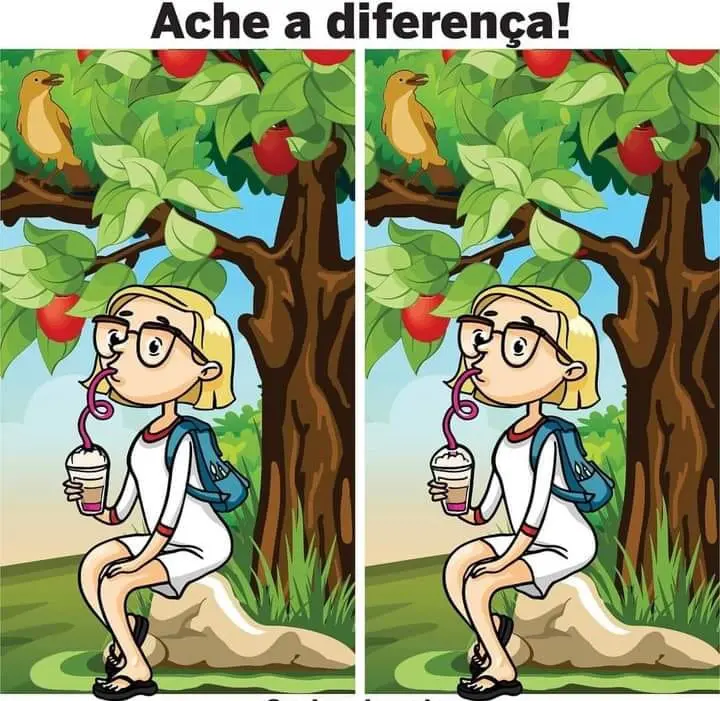 Ache a diferença: A Menina do Milk Shake