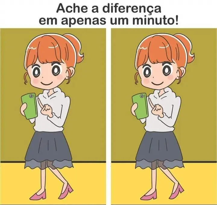 Ache a Diferença: A Menina no Celular