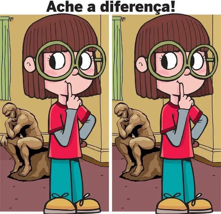 Ache a Diferença - A Menina no Museu