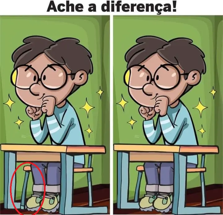 Ache a Diferença - O Aluno Exemplar - resposta