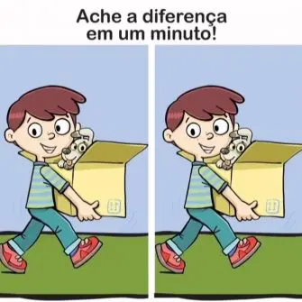 Ache a Diferença: O Cachorro na Caixa