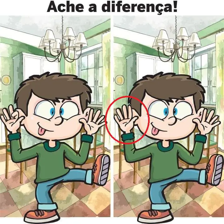 Ache a diferença: O Menino Careta