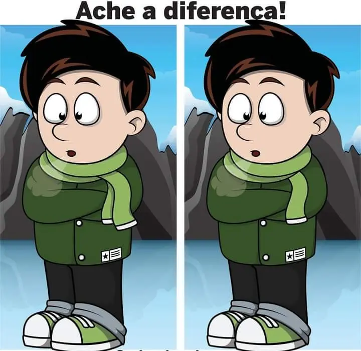 Ache a Diferença: O Menino com Frio