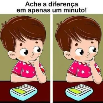 Ache a Diferença em um Minuto: O Menino e a Calculadora