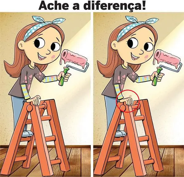 Ache a diferença - A Pintora - resposta