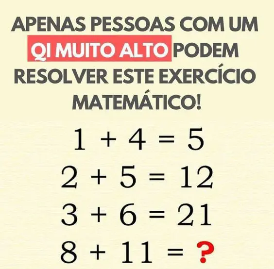 Desafio de Matemática