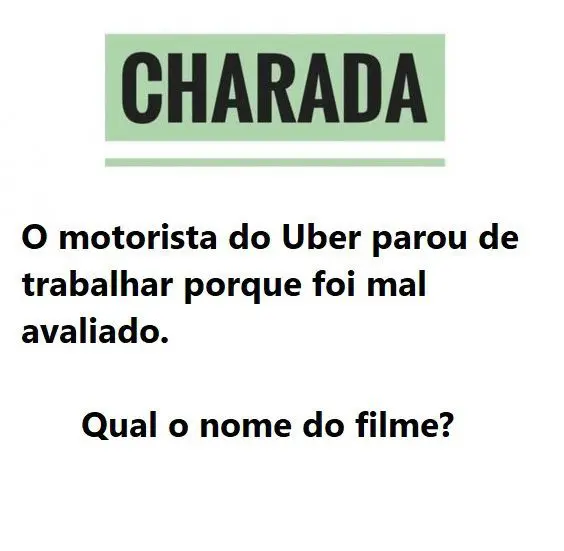 O motorista do Uber parou de trabalhar