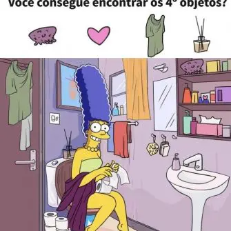 Ache os Objetos: Marge Simpson