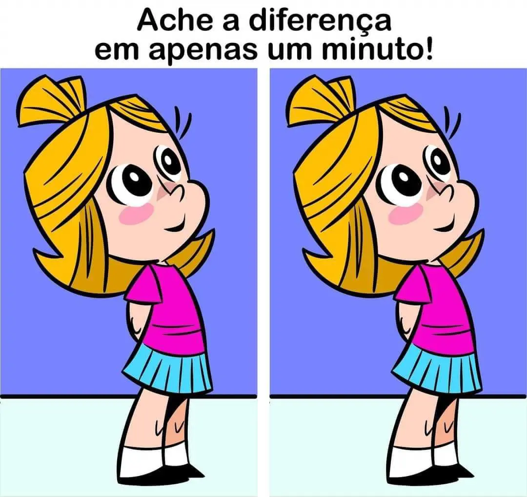 Ache a Diferença: A Menina Fofinha