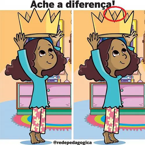 Resposta Ache a Diferença: A Futura Rainha