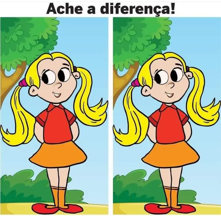 Ache a Diferença: A Menina Loira