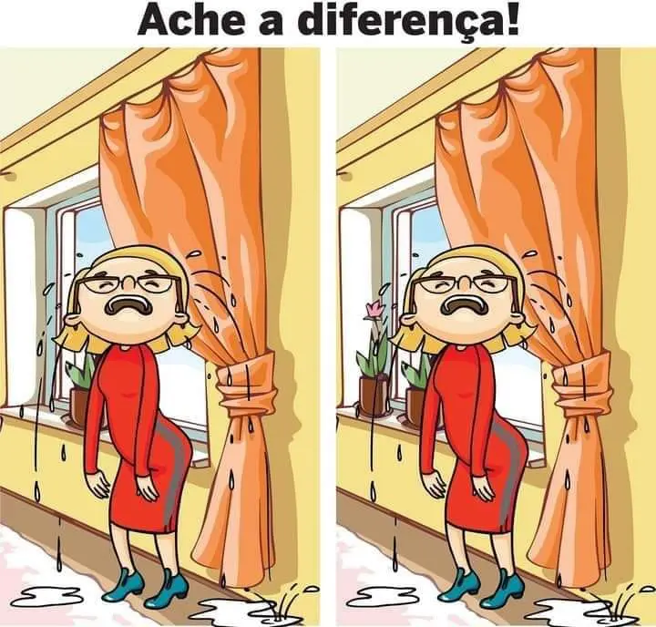 Ache a Diferença: A Mulher Chorando